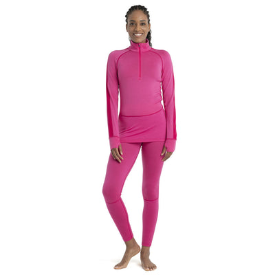 Icebreaker Womens ZoneKnit 260 LS Half Zip