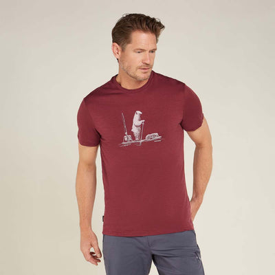 Icebreaker Merino 150 Tech Lite SS Tee Polar Paddle Men