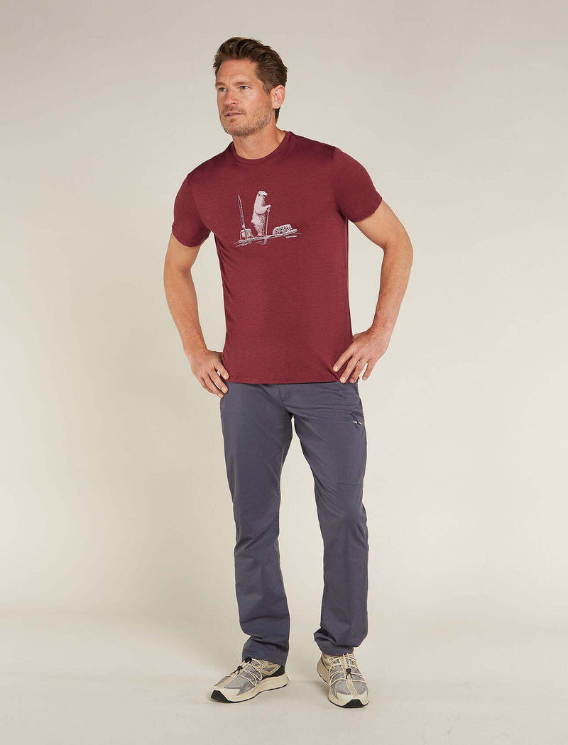 Icebreaker Merino 150 Tech Lite SS Tee Polar Paddle Men