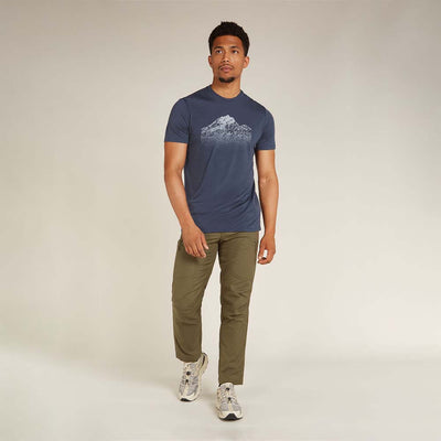 Icebreaker Merino 150 Tech Lite SS Tee Rising Light Men