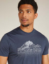 Icebreaker Merino 150 Tech Lite SS Tee Rising Light Men