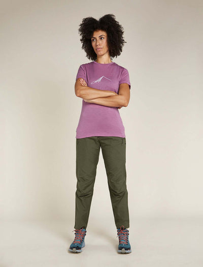 Icebreaker Merino 150 Tech Lite SS Tee Southern Constellation Women