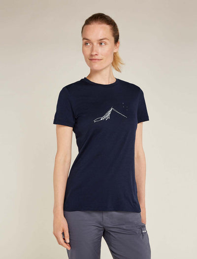 Icebreaker Merino 150 Tech Lite SS Tee Southern Constellation Women