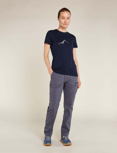 Icebreaker Merino 150 Tech Lite SS Tee Southern Constellation Women