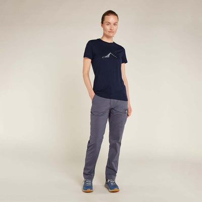 Icebreaker Merino 150 Tech Lite SS Tee Southern Constellation Women