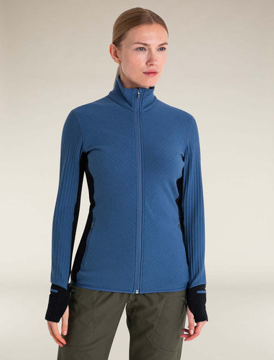 Icebreaker Merino Descender LS Zip Women