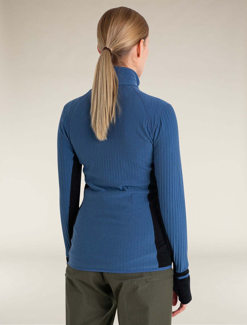 Icebreaker Merino Descender LS Zip Women