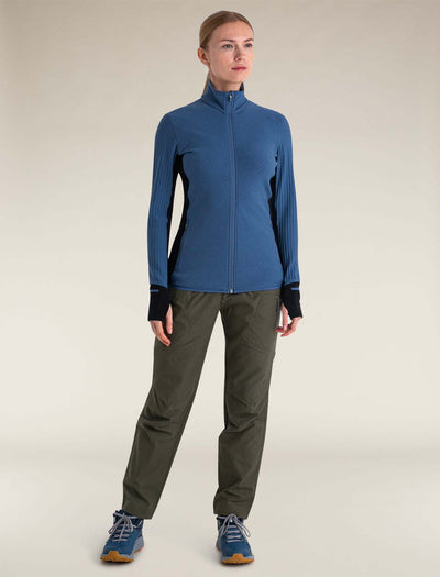 Icebreaker Merino Descender LS Zip Women