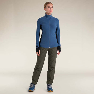 Icebreaker Merino Descender LS Zip Women