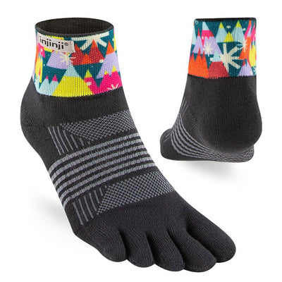 Injinji Spectrum Trail Womens Midweight Mini Crew Sock