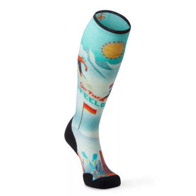 Smartwool Ski Targeted Cushion Snow Bunny Print OTC Women’s Ski Sock