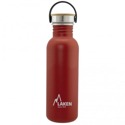 Laken Basic Steel Bottle with Bamboo S/S Cap