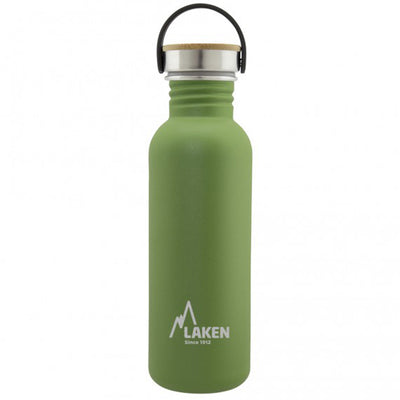 Laken Basic Steel Bottle with Bamboo S/S Cap