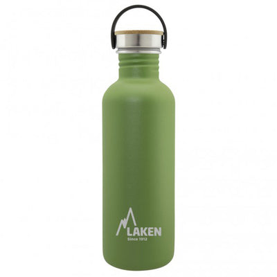 Laken Basic Steel Bottle with Bamboo S/S Cap