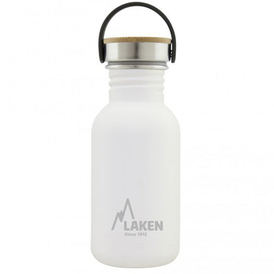 Laken Basic Steel Bottle with Bamboo S/S Cap